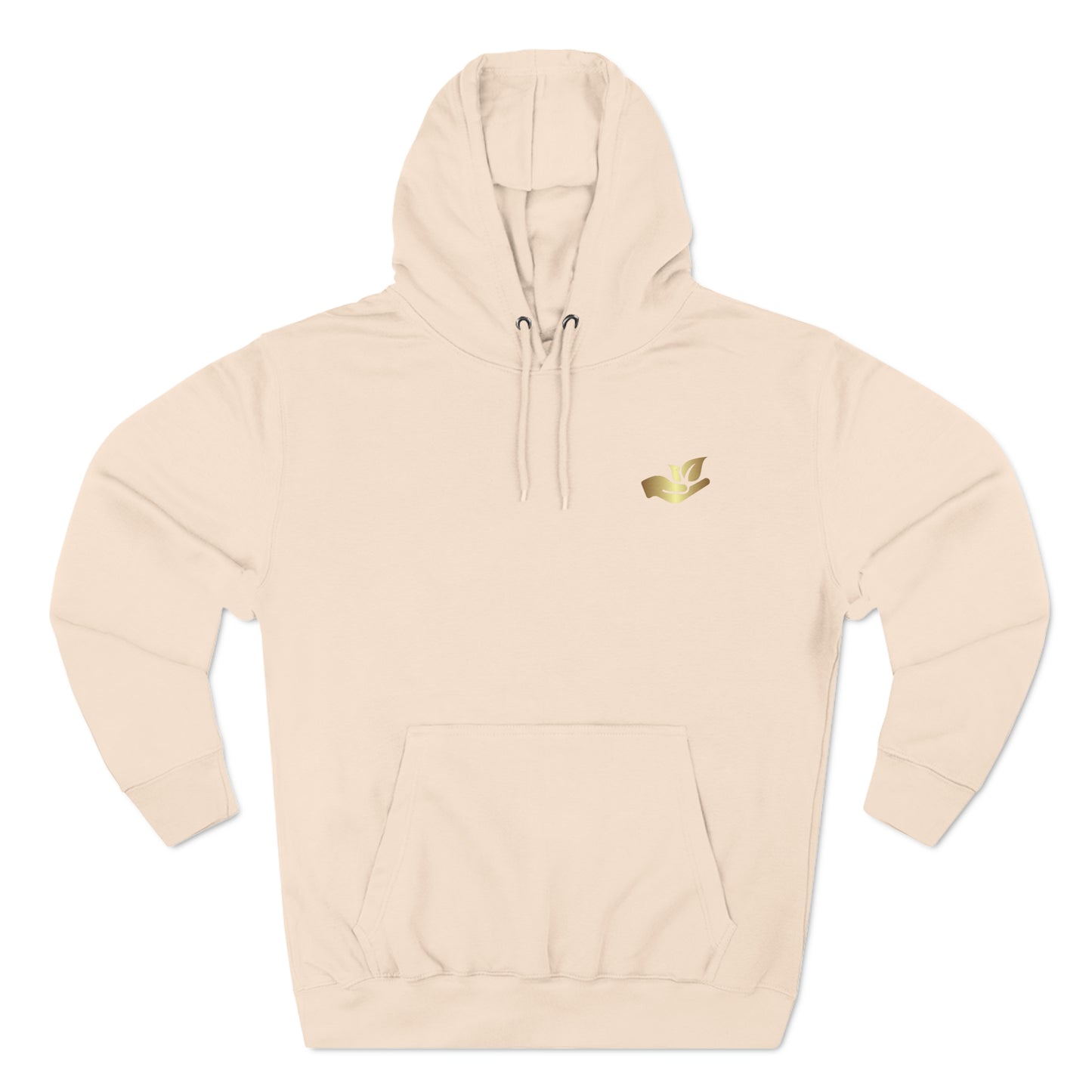 Three-Panel Fleece Hoodie